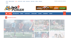 Desktop Screenshot of jack9poker.com
